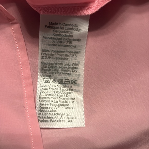 J Crew Factory women’s Sleeveless V-neck popover top pink Size XS NWT - Picture 5 of 5